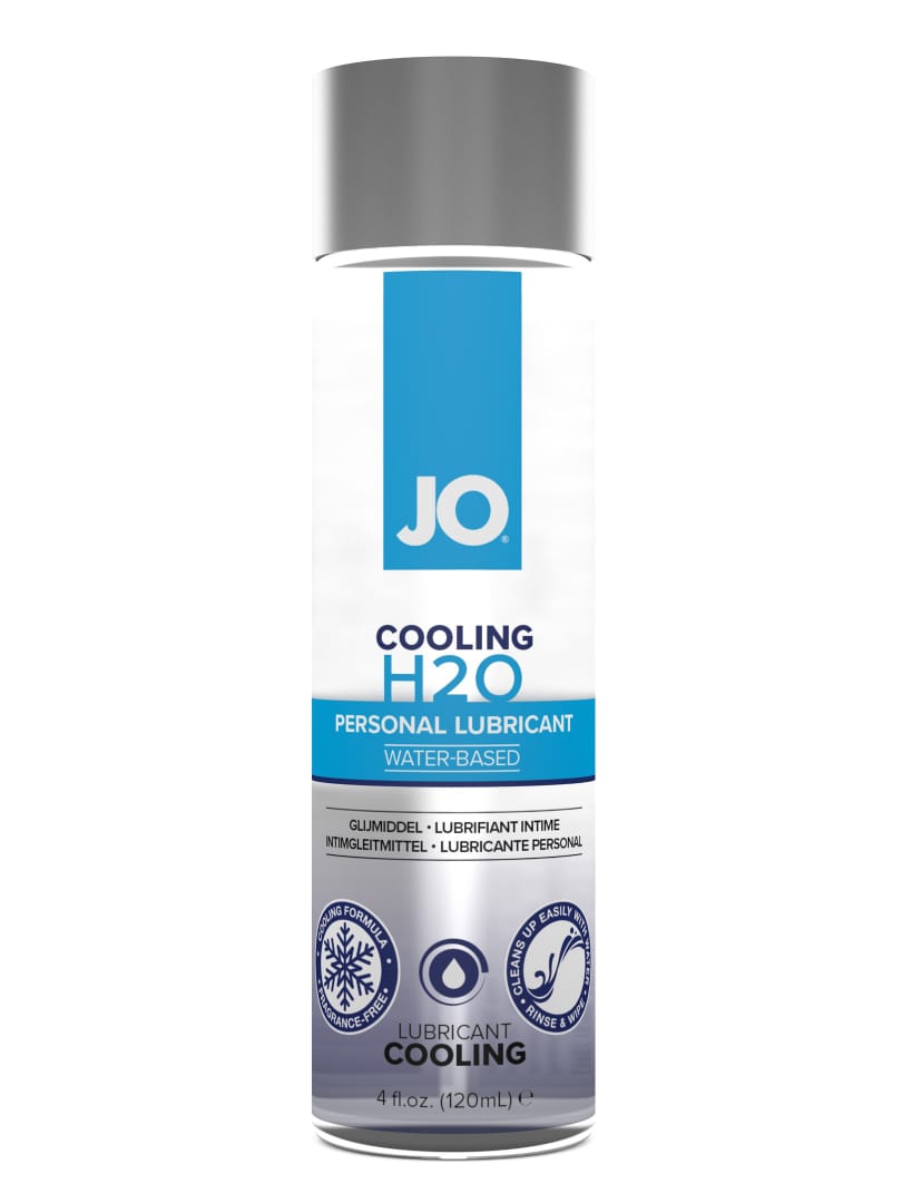 Классический охлаждающий лубрикант на водной основе / JO H2O Cooling 4 oz - 120мл.