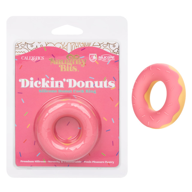Эрекционное кольцо-бампер в форме пончика Naughty Bits Dickin’ Donuts Silicone Donut Cock Ring