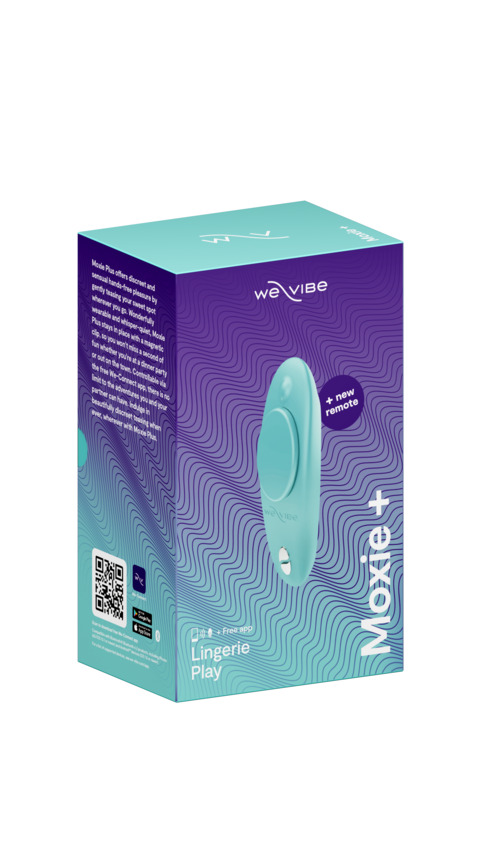 Инновационный вибромассажер в трусики We-Vibe Moxie+ Aqua